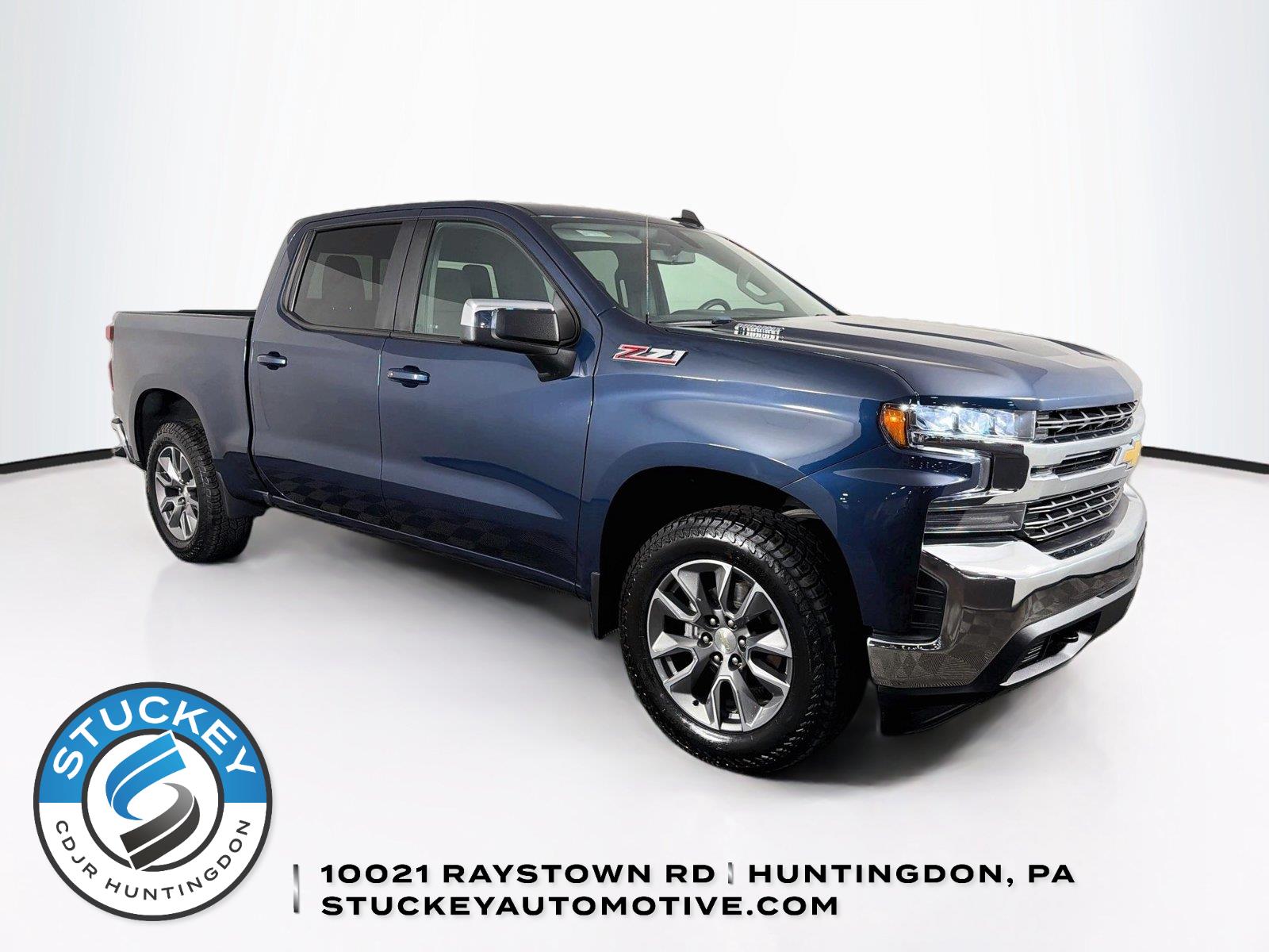 Northsky Blue Metallic 2021 Chevrolet Silverado 1500 Pickup Truck Four-Wheel Drive Automatic