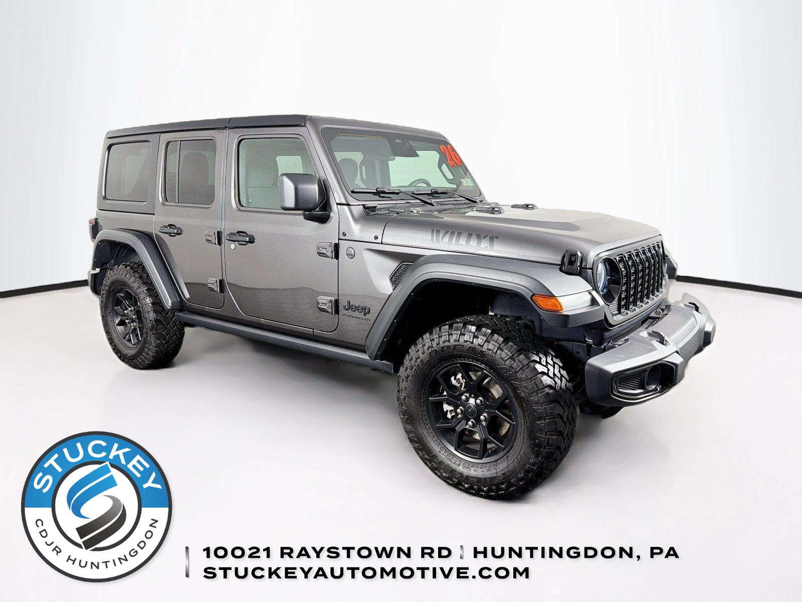 Gray (Granite Crystal Metallic Clearcoat) 2026 Jeep Wrangler SUV / Crossover Four-Wheel Drive 8-Speed Automatic