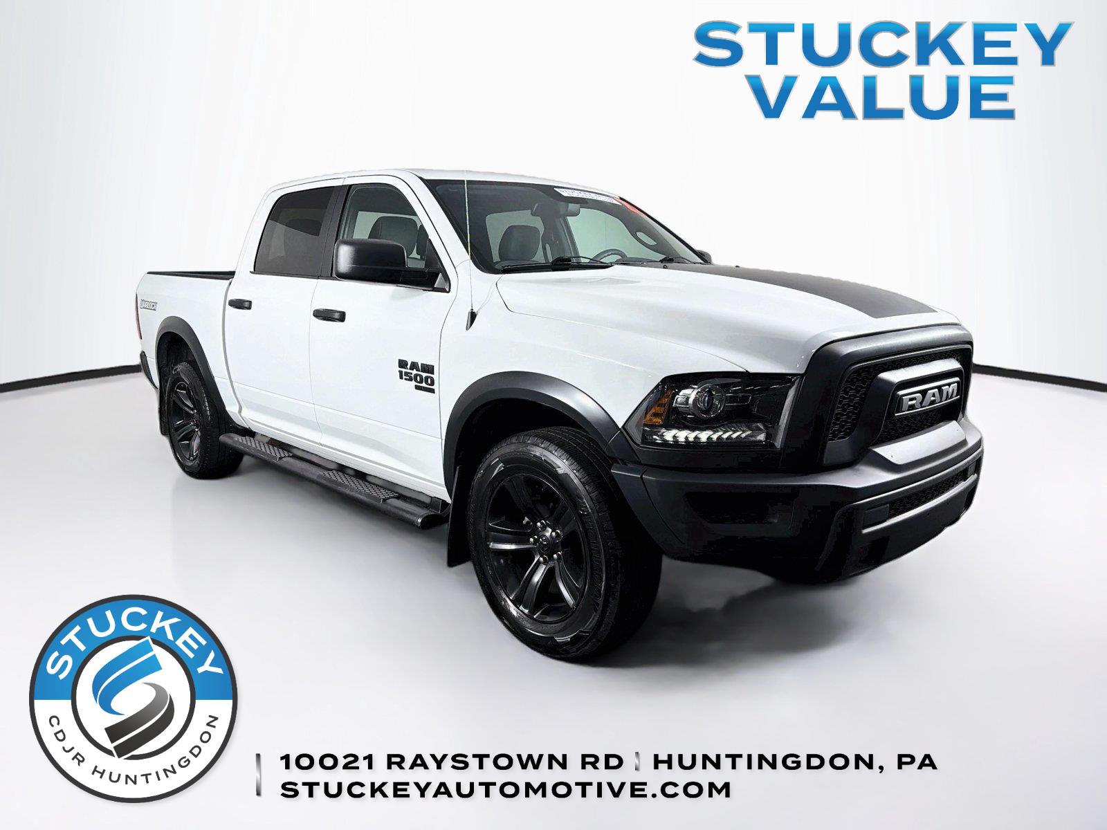 Bright White Clearcoat 2022 RAM 1500 Pickup Truck Four-Wheel Drive 8-Speed Automatic