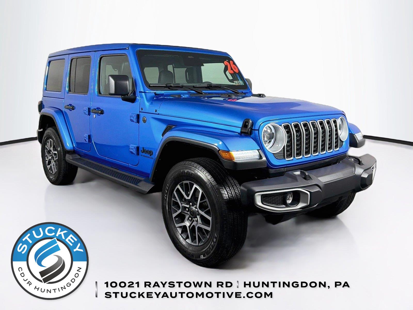 Hydro Blue Pearlcoat 2026 Jeep Wrangler SUV / Crossover Four-Wheel Drive 8-Speed Automatic