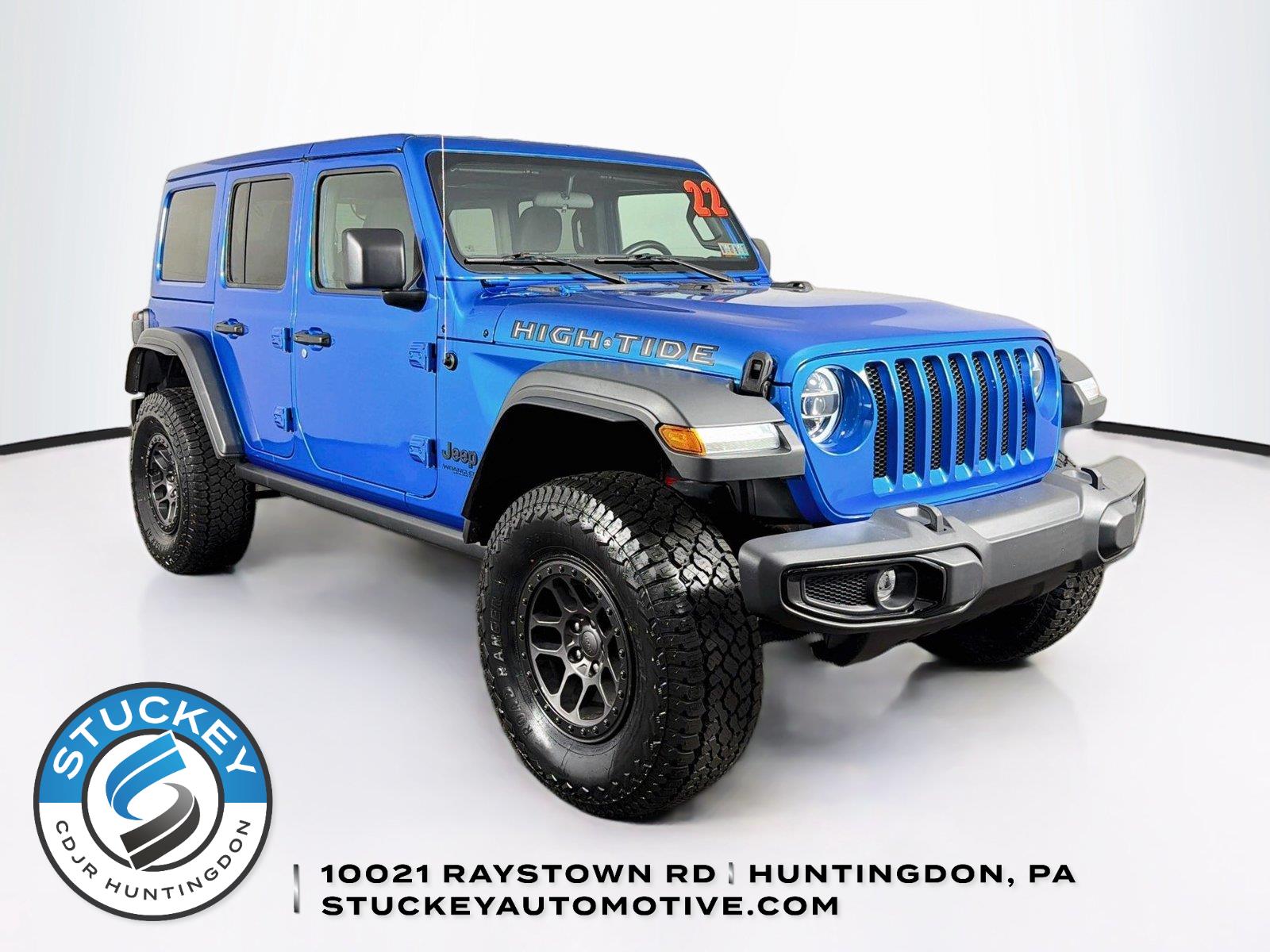 Hydro Blue Pearlcoat 2022 Jeep Wrangler SUV / Crossover Four-Wheel Drive 8-Speed Automatic
