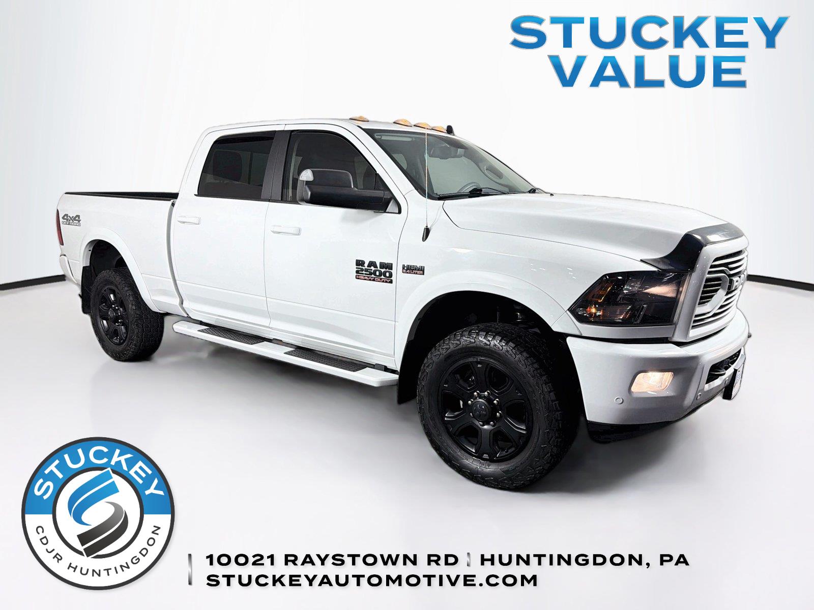Bright White Clearcoat 2018 RAM 2500 Pickup Truck Four-Wheel Drive 6-Speed Automatic