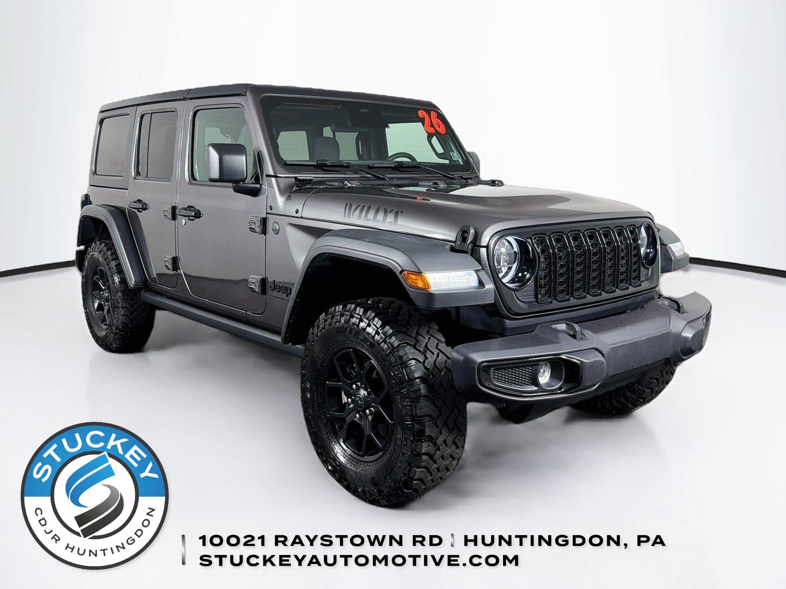 Gray (Granite Crystal Metallic Clearcoat) 2026 Jeep Wrangler SUV / Crossover Four-Wheel Drive 8-Speed Automatic