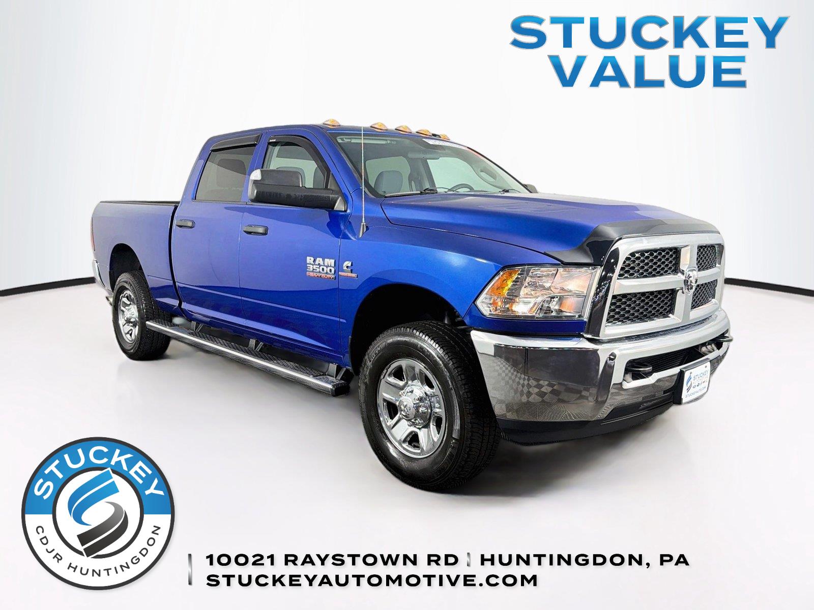 Blue Streak Pearlcoat 2018 RAM 3500 Pickup Truck Four-Wheel Drive 6-Speed Automatic