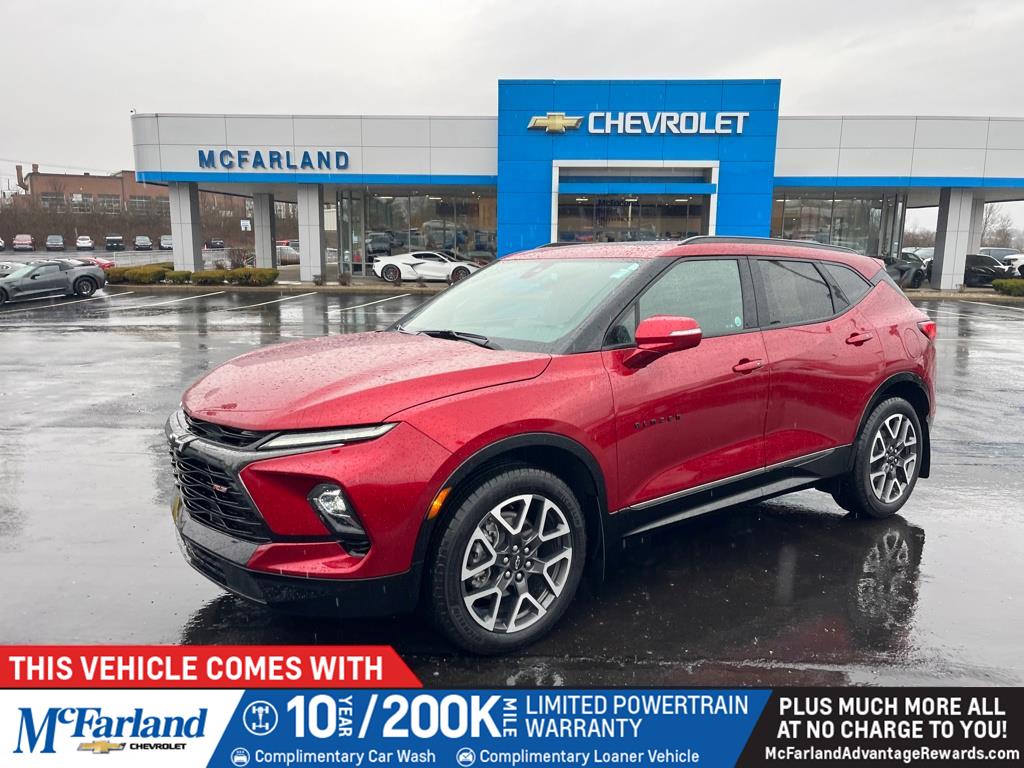 Radiant Red Tintcoat 2024 Chevrolet Blazer RS AWD SUV / Crossover All-Wheel Drive 9-Speed Automatic