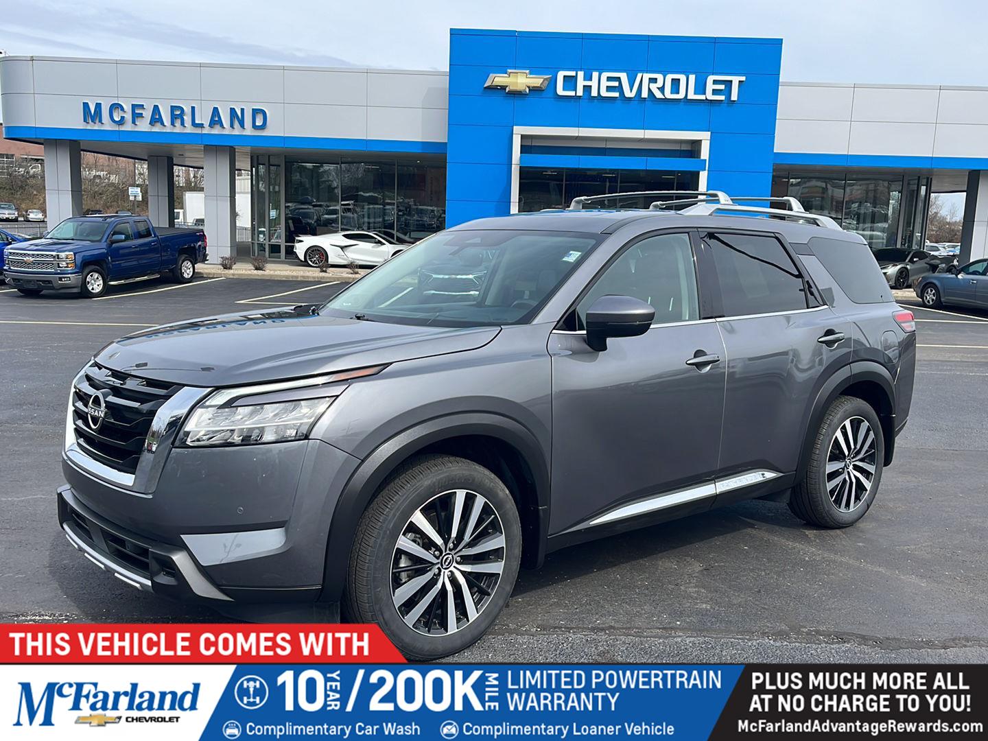 Gray (Gun Metallic) 2024 Nissan Pathfinder SUV / Crossover All-Wheel Drive Automatic