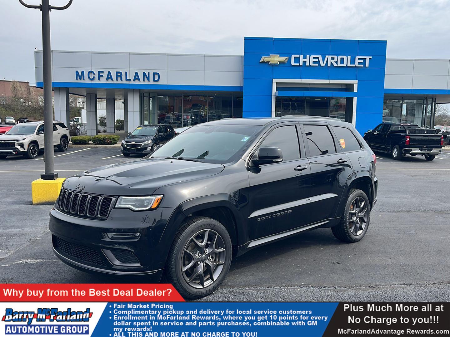 Diamond Black Crystal Pearlcoat 2019 Jeep Grand Cherokee Limited X 4WD SUV / Crossover Four-Wheel Drive 8-Speed Automatic