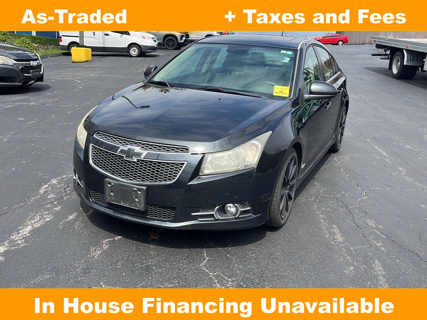 Black Granite Metallic 2012 Chevrolet Cruze LTZ Sedan FWD Sedan Front-Wheel Drive 6-Speed Automatic Overdrive