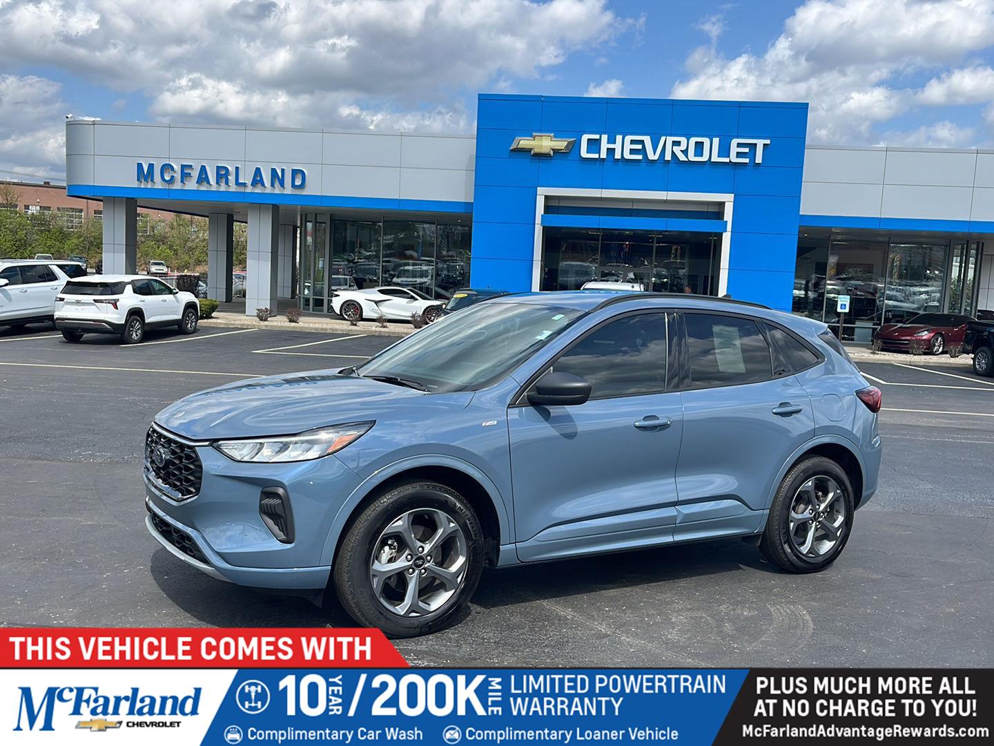 Vapor Blue 2024 Ford Escape ST-Line AWD SUV / Crossover All-Wheel Drive 8-Speed Automatic