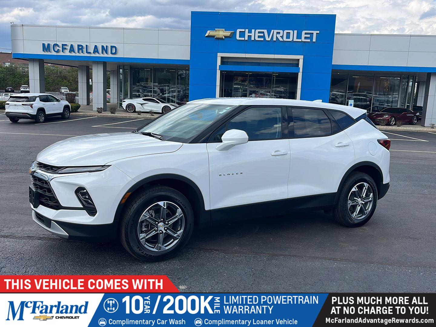 Summit White 2025 Chevrolet Blazer 2LT AWD SUV / Crossover All-Wheel Drive 9-Speed Automatic