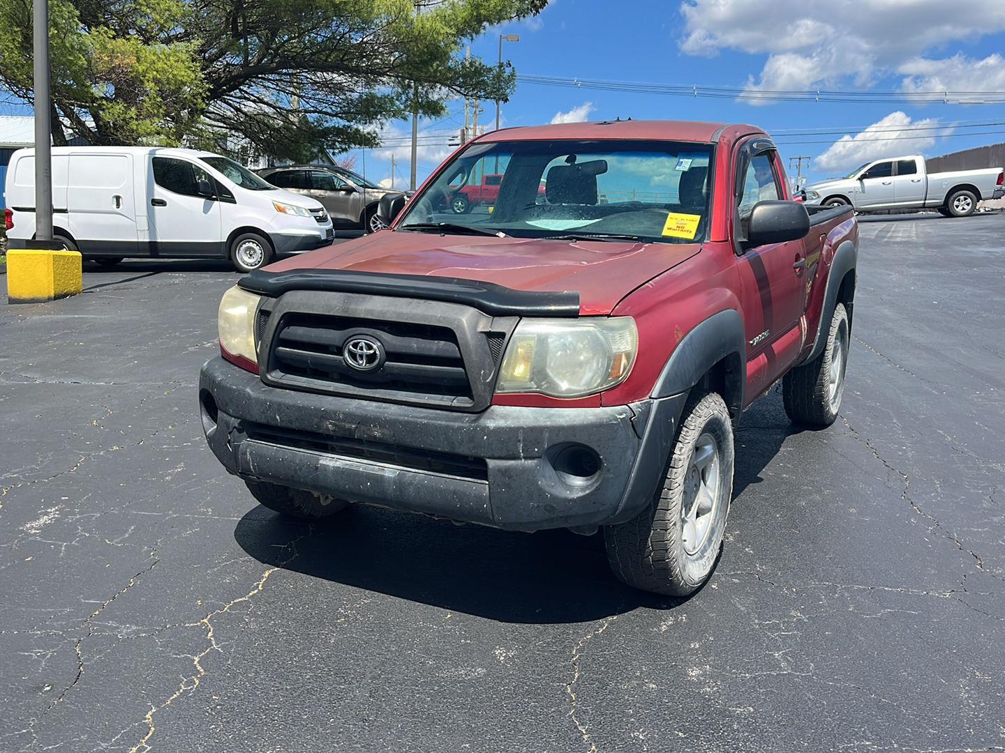 Impulse Red Pearl 2007 Toyota Tacoma Pickup Truck 5-Speed Manual