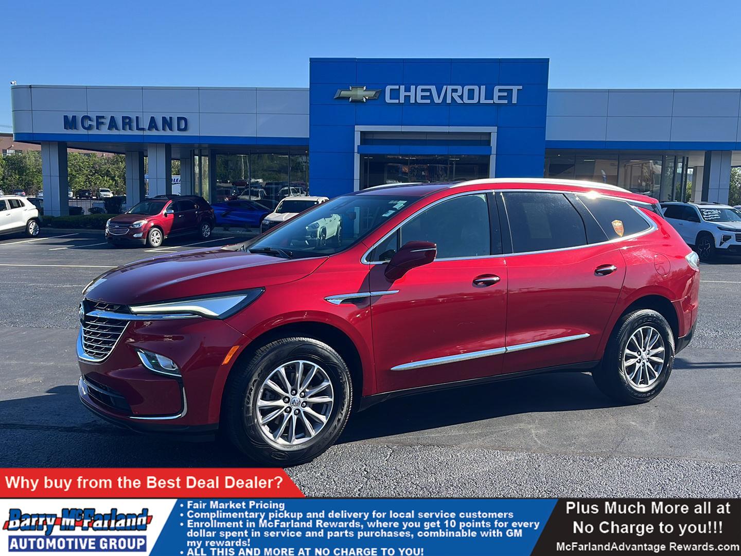 Cherry Red Tintcoat 2024 Buick Enclave Premium FWD SUV / Crossover Front-Wheel Drive 9-Speed Automatic