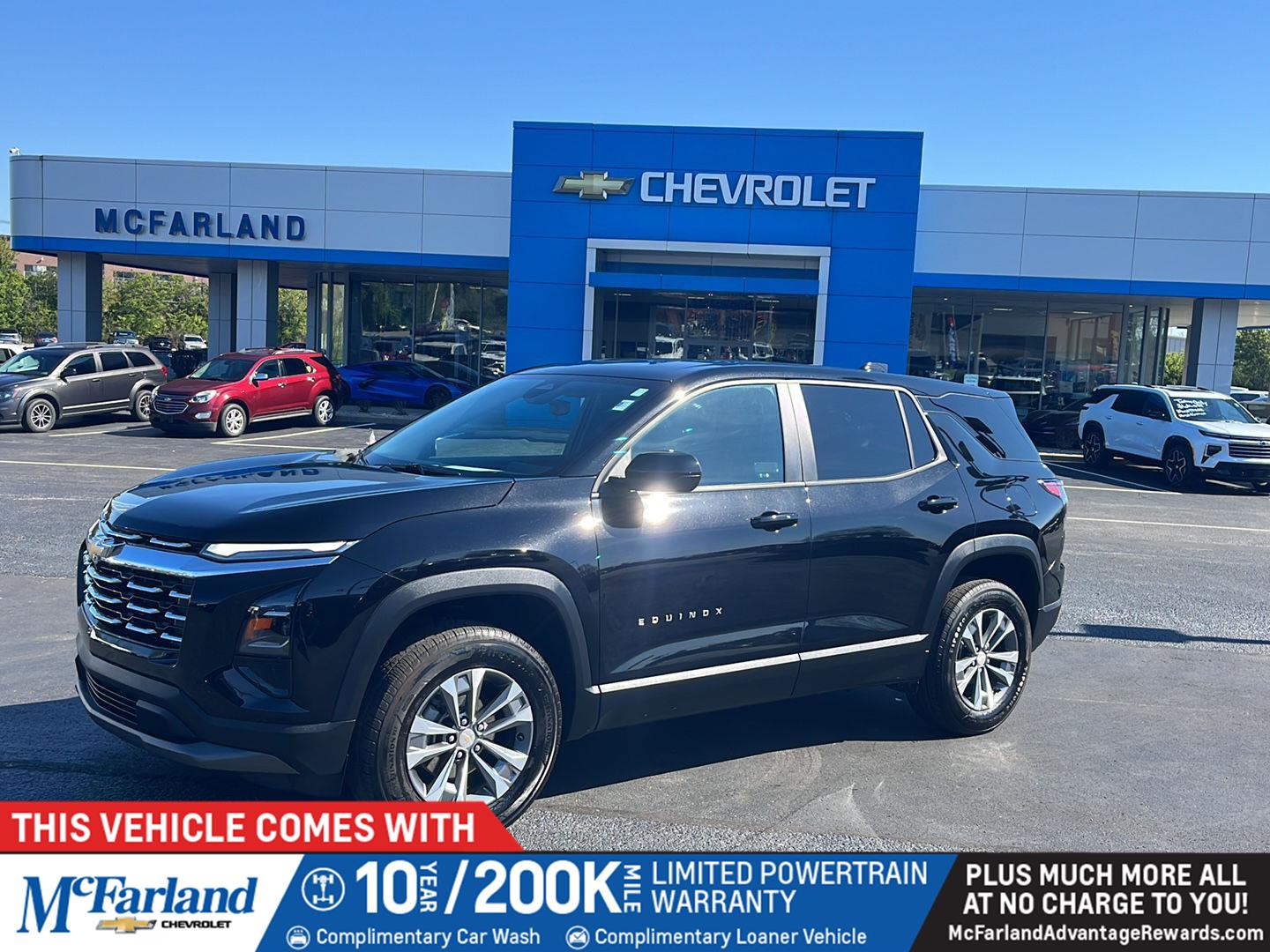 Mosaic Black Metallic 2025 Chevrolet Equinox LT FWD SUV / Crossover Front-Wheel Drive Continuously Variable Transmission