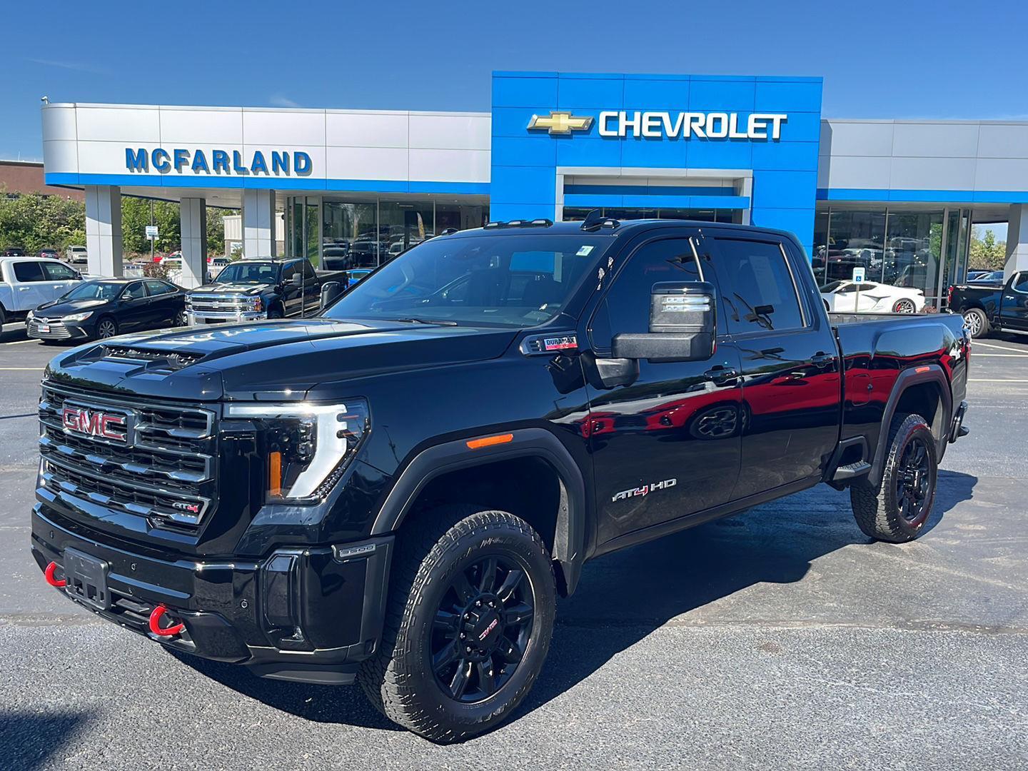 Onyx Black 2025 GMC Sierra 3500HD Pickup Truck Four-Wheel Drive Automatic