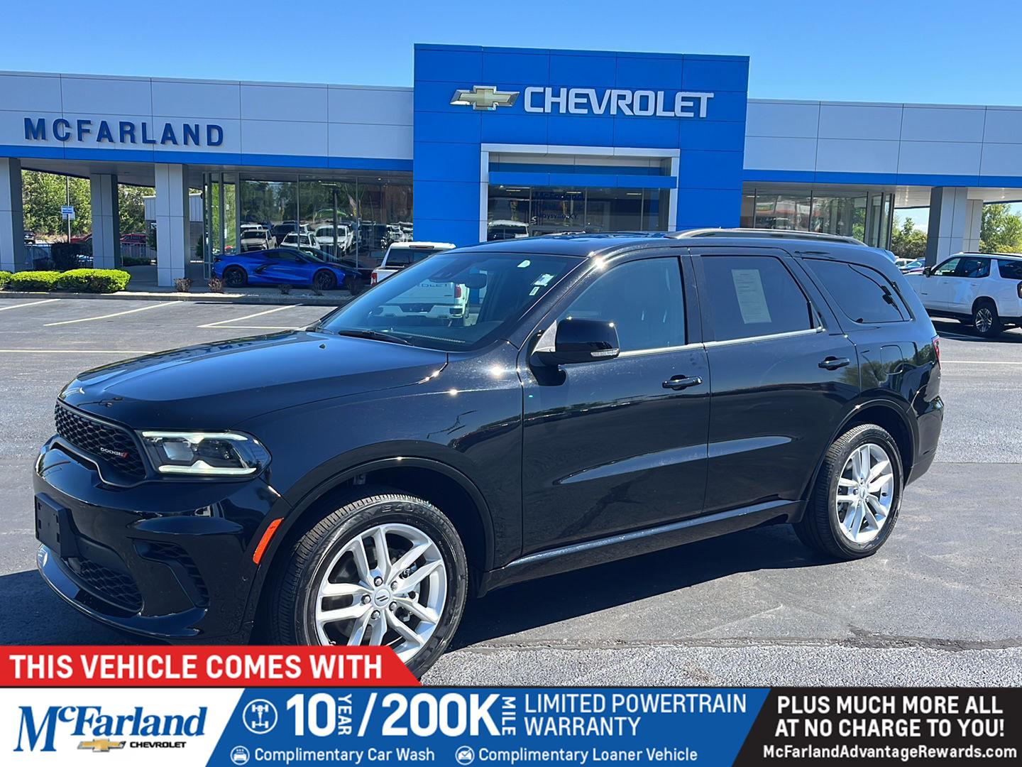 DB Black Clearcoat 2025 Dodge Durango GT Plus AWD SUV / Crossover All-Wheel Drive 8-Speed Automatic