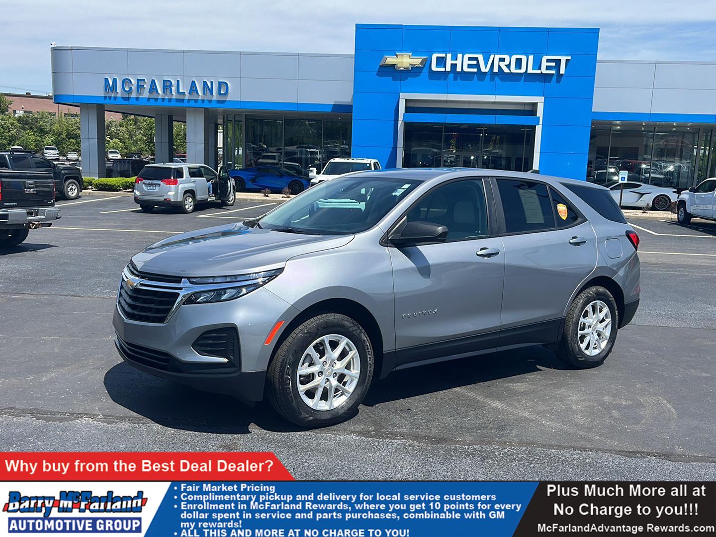 Sterling Gray Metallic 2024 Chevrolet Equinox SUV / Crossover Four-Wheel Drive 6-Speed Automatic Overdrive