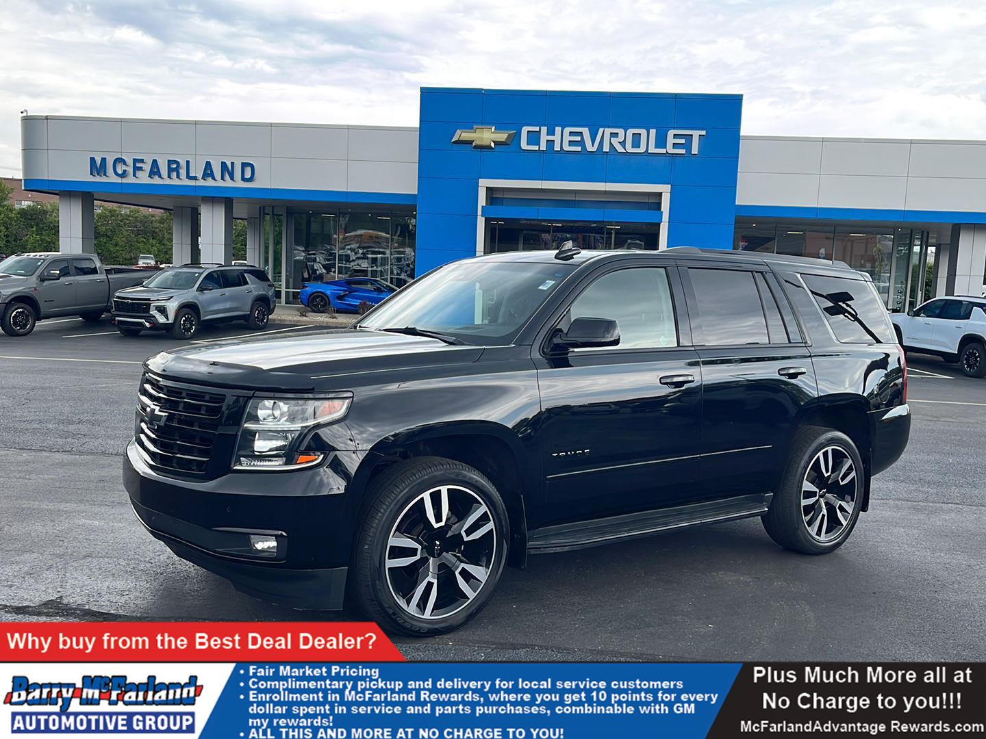 Black 2019 Chevrolet Tahoe SUV / Crossover Four-Wheel Drive Automatic