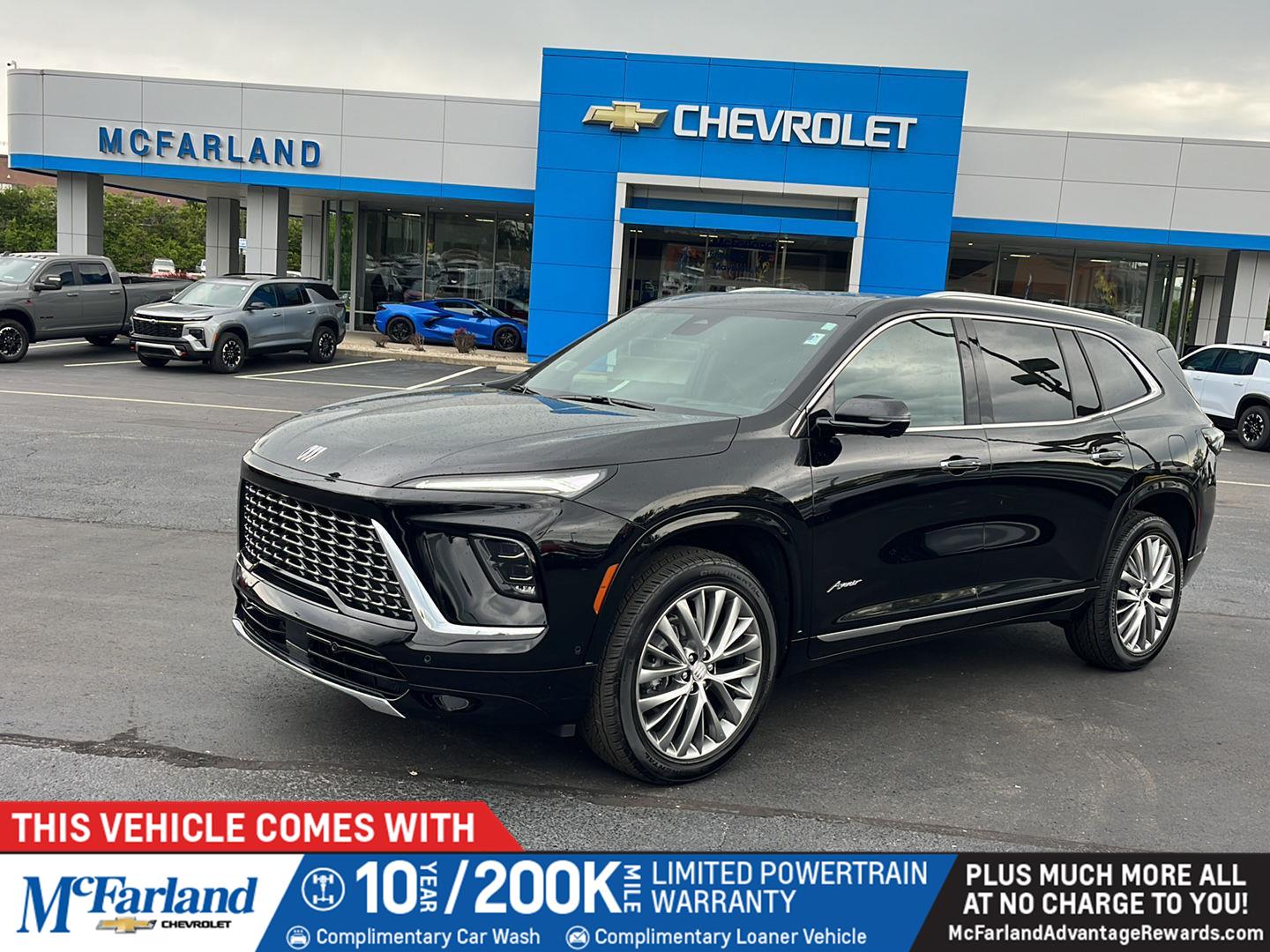 Black (Ebony Twilight Metallic) 2025 Buick Enclave Avenir AWD SUV / Crossover Four-Wheel Drive 8-Speed Automatic