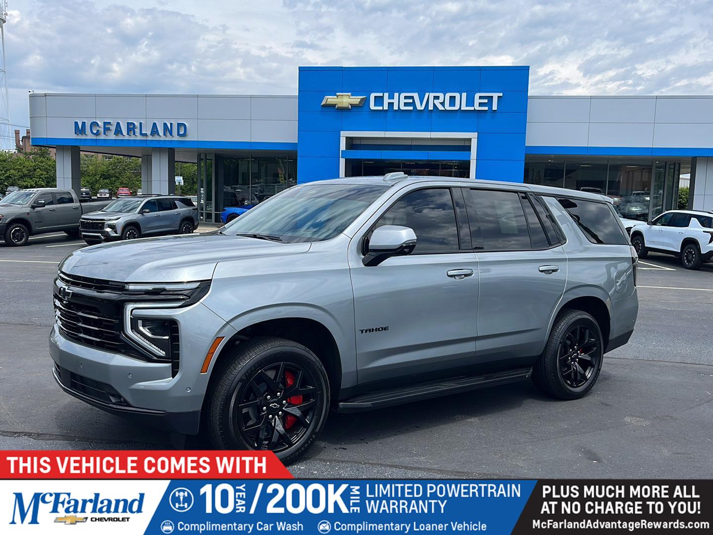 Sterling Gray Metallic 2025 Chevrolet Tahoe RST 4WD SUV / Crossover Four-Wheel Drive Automatic
