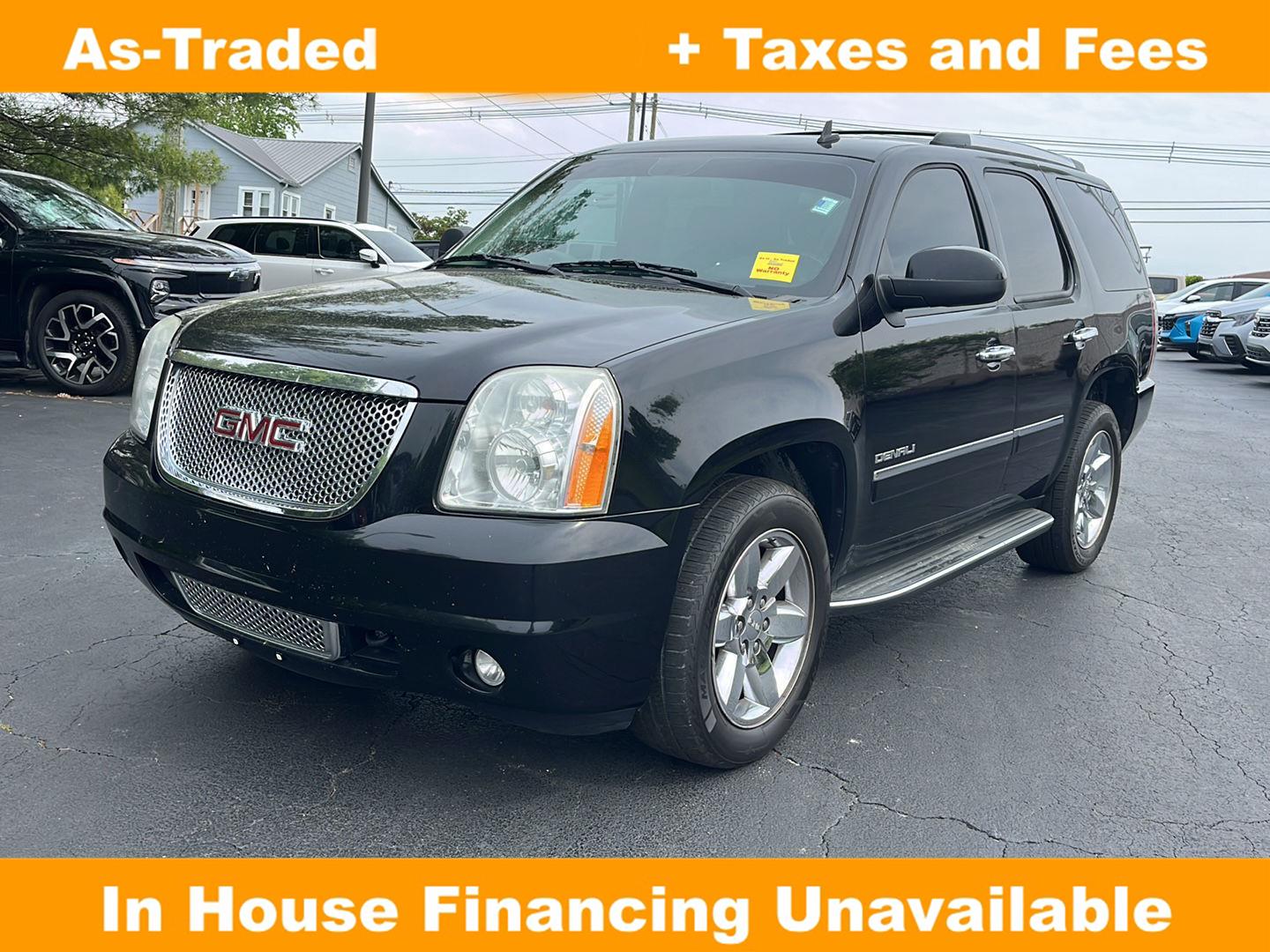 Onyx Black 2013 GMC Yukon Denali AWD SUV / Crossover All-Wheel Drive 6-Speed Automatic