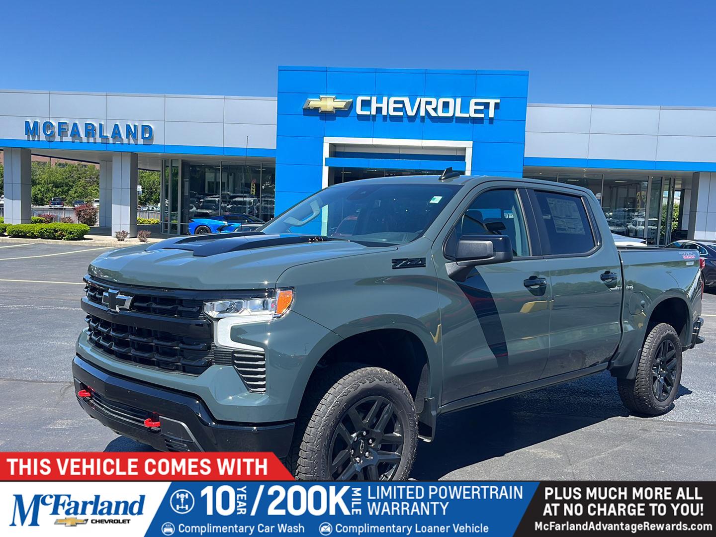 Cypress Gray 2026 Chevrolet Silverado 1500 Pickup Truck Four-Wheel Drive Automatic