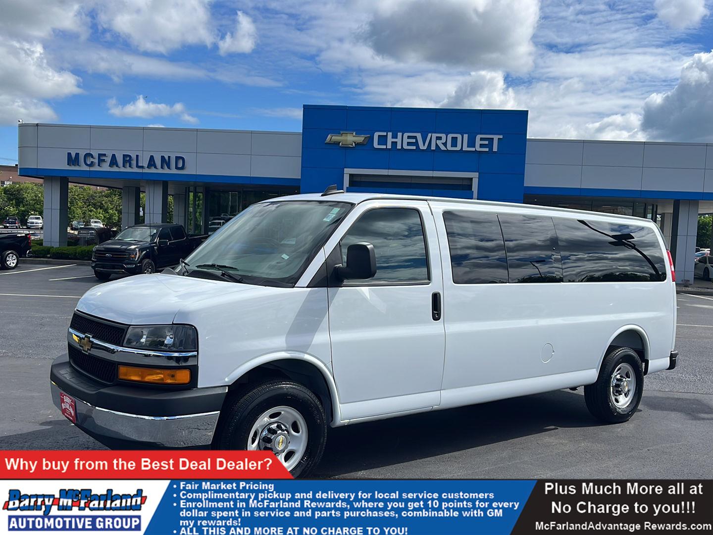 Summit White 2025 Chevrolet Express Van Rear-Wheel Drive 8-Speed Automatic