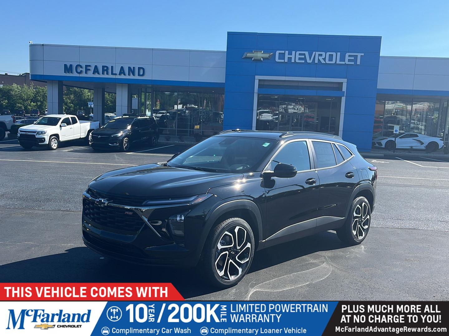 Mosaic Black Metallic 2026 Chevrolet Trax RS with 2RS FWD SUV / Crossover Front-Wheel Drive 6-Speed Automatic