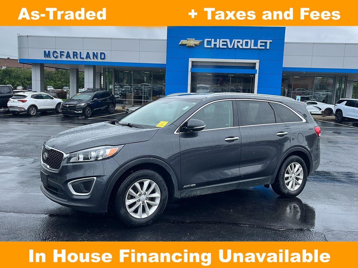 Gray (Platinum Graphite) 2017 Kia Sorento SUV / Crossover All-Wheel Drive 6-Speed Automatic
