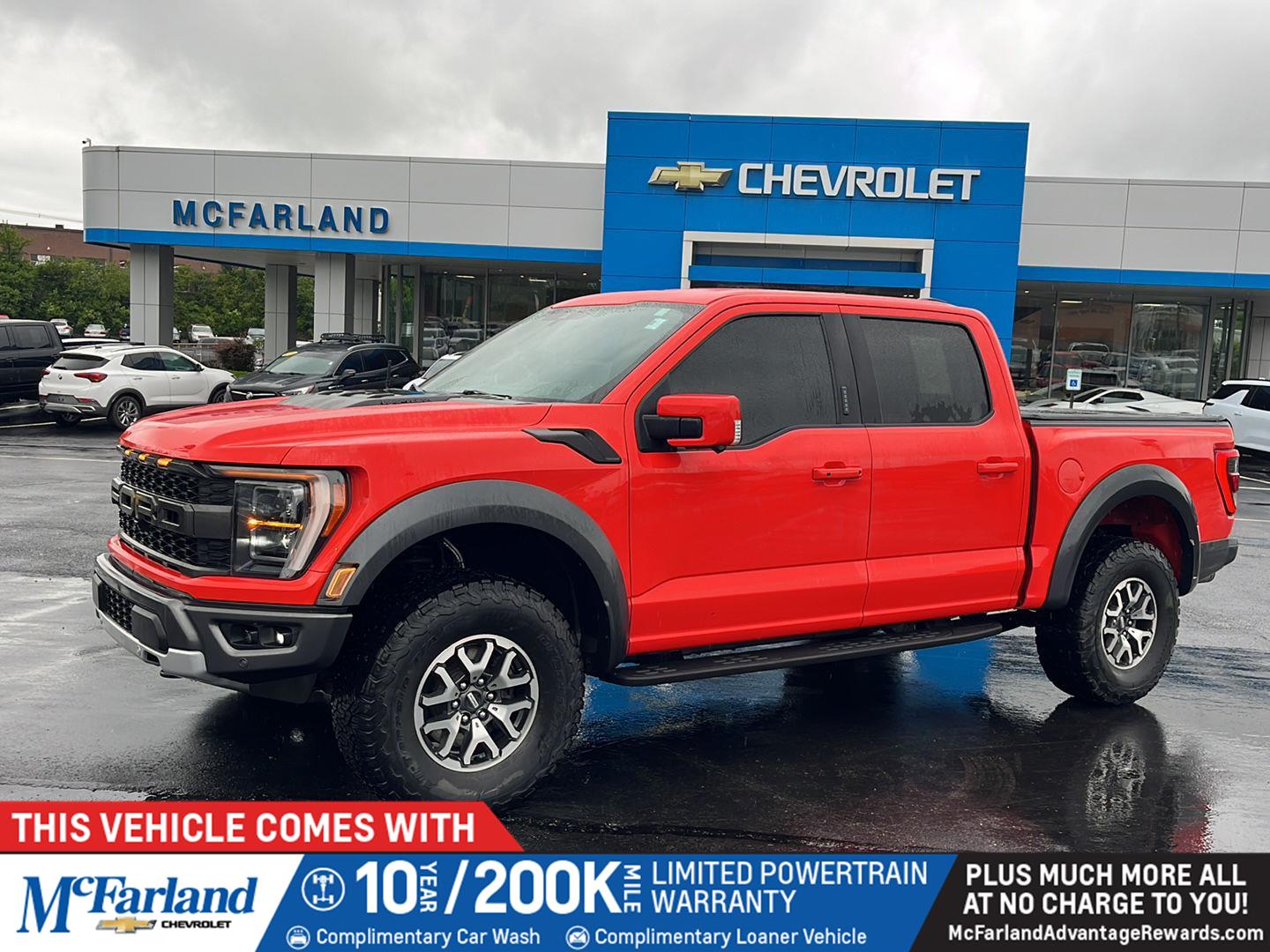 Code Orange 2022 Ford F-150 Pickup Truck Four-Wheel Drive Automatic