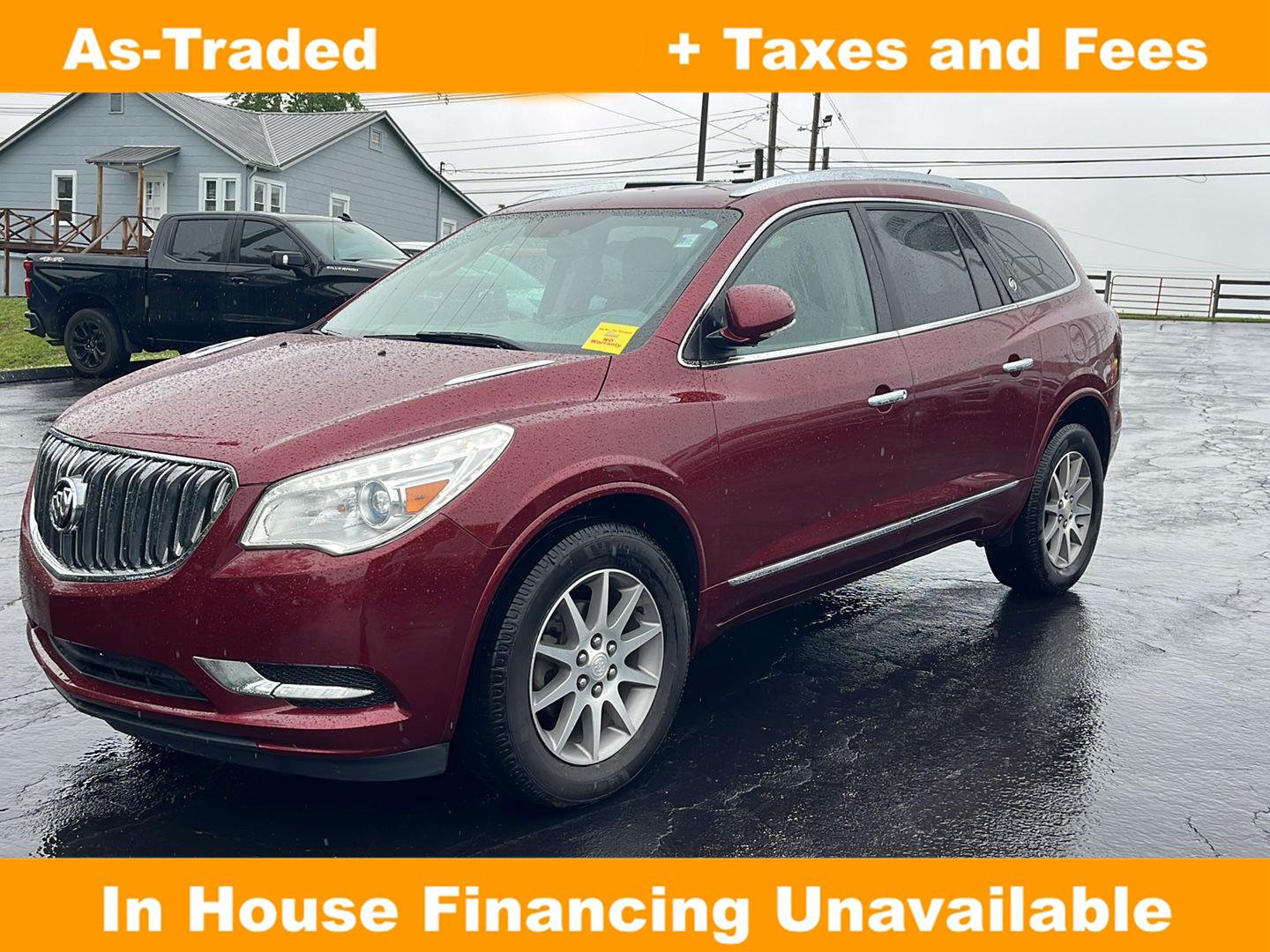 Crimson Red Tintcoat 2017 Buick Enclave SUV / Crossover Front-Wheel Drive 6-Speed Automatic Overdrive