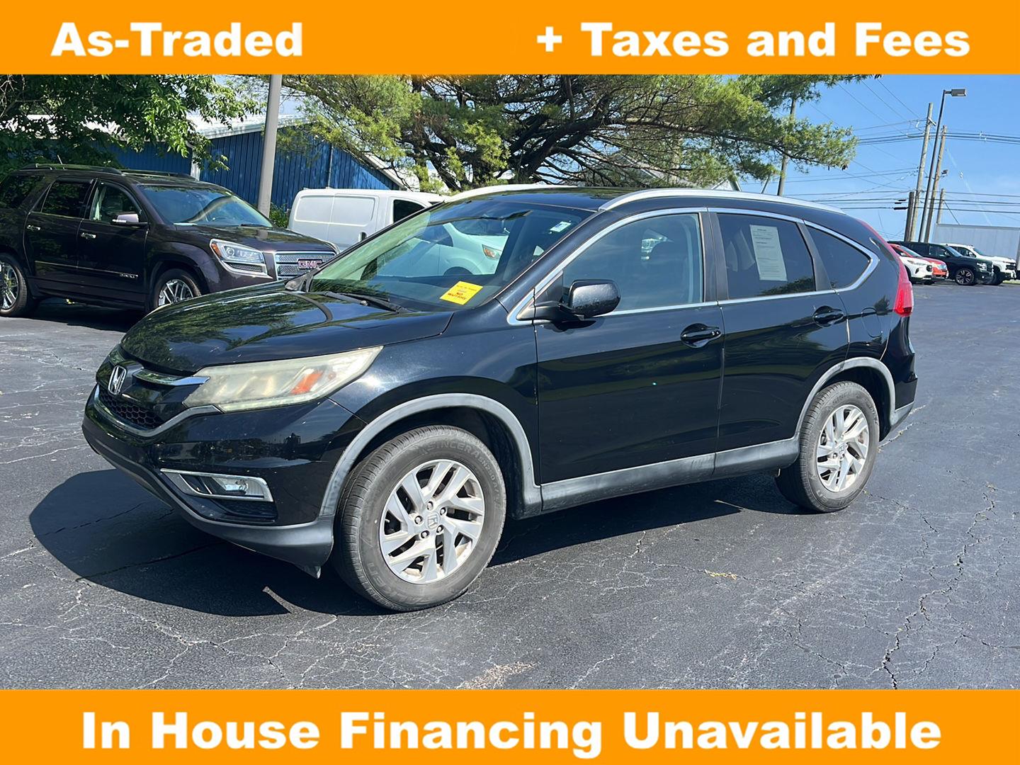 Alabaster Silver Metallic 2015 Honda CR-V SUV / Crossover All-Wheel Drive Continuously Variable Transmission