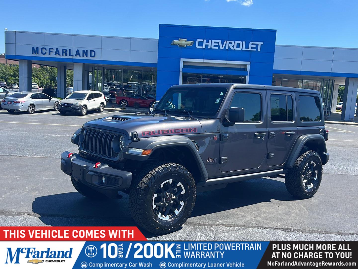 Gray (Granite Crystal Metallic Clearcoat) 2026 Jeep Wrangler SUV / Crossover Four-Wheel Drive 8-Speed Automatic