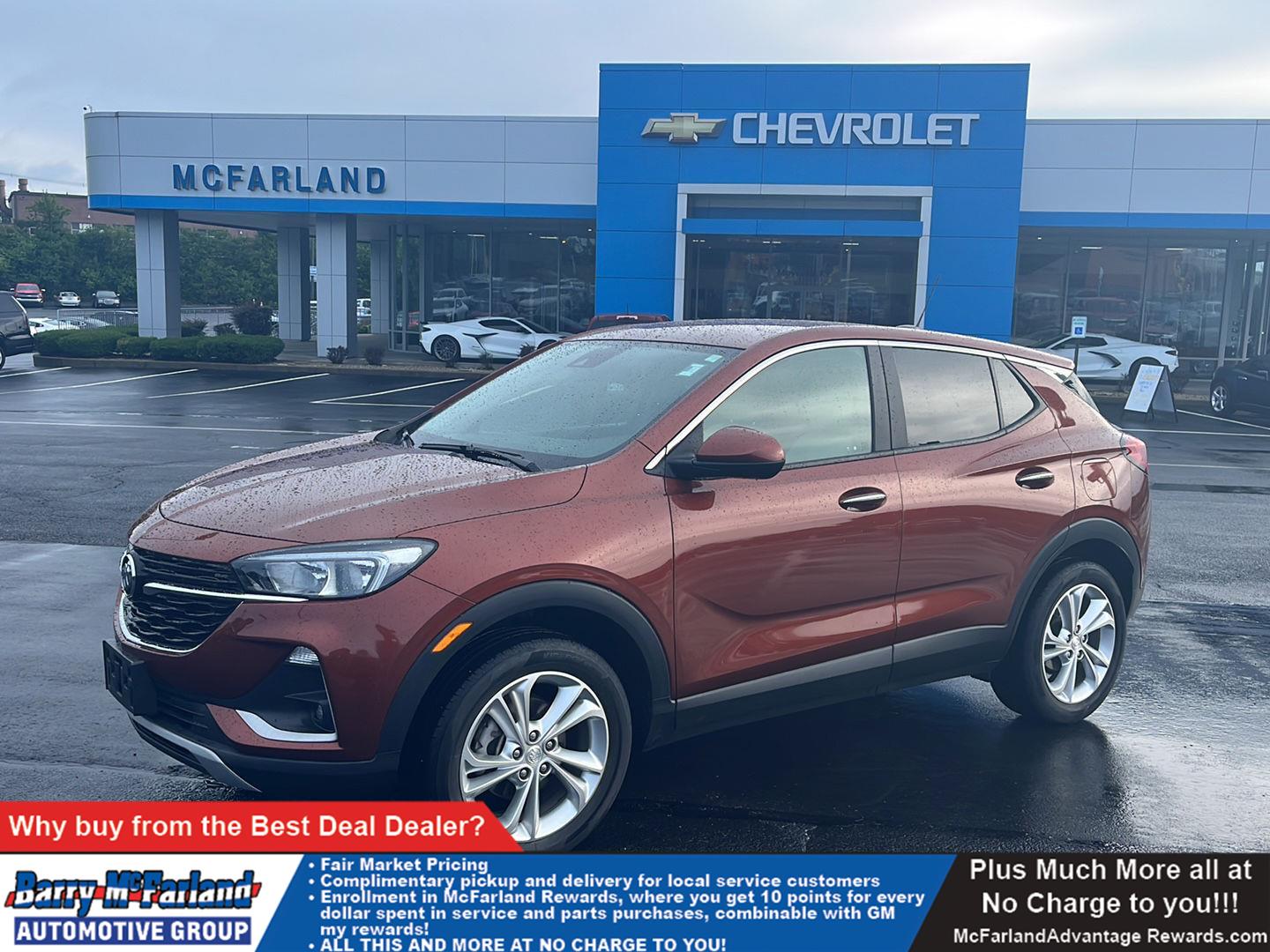 Burnished Bronze Metallic 2020 Buick Encore GX SUV / Crossover All-Wheel Drive 9-Speed Automatic