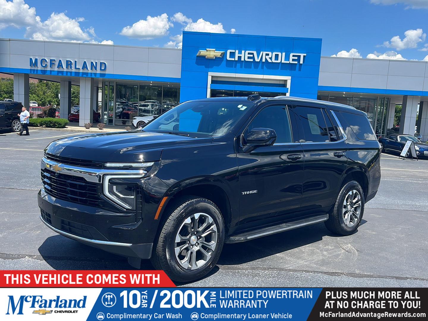 Black 2026 Chevrolet Tahoe SUV / Crossover Four-Wheel Drive Automatic