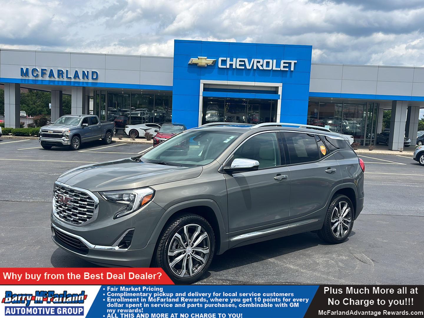 Mineral Metallic 2018 GMC Terrain SUV / Crossover Front-Wheel Drive 9-Speed Automatic Overdrive