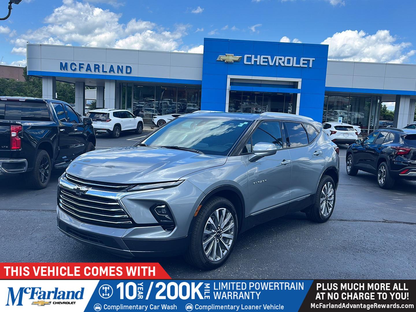 Silver 2024 Chevrolet Blazer SUV / Crossover Front-Wheel Drive
