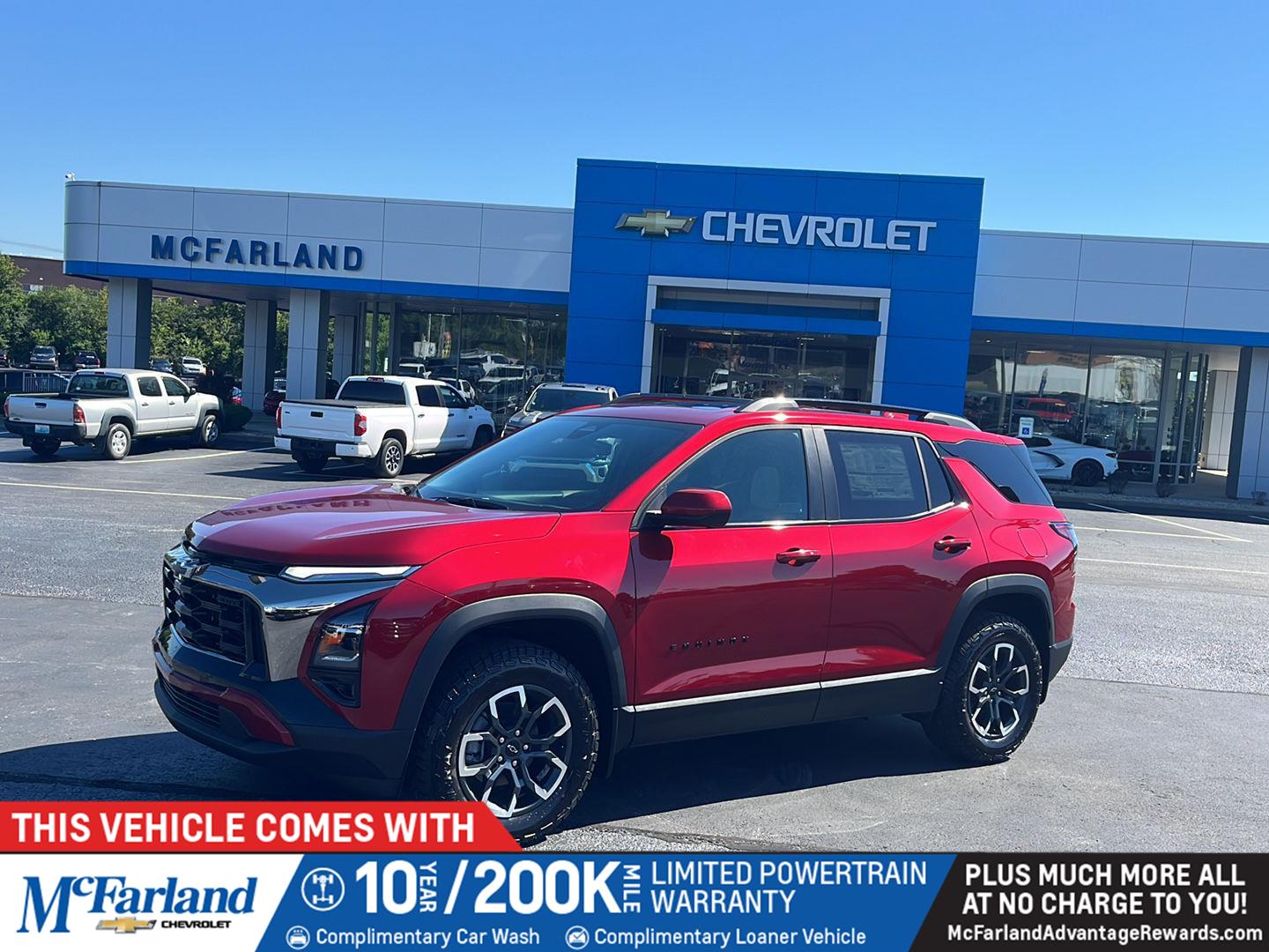 Radiant Red Tintcoat 2026 Chevrolet Equinox SUV / Crossover Four-Wheel Drive 8-Speed Automatic