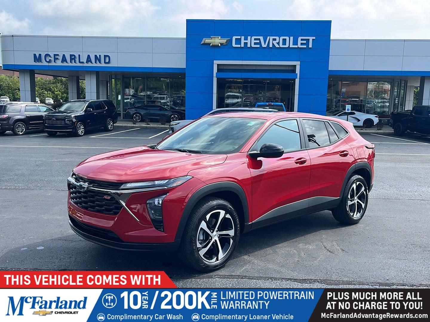 Apex Red 2026 Chevrolet Trax SUV / Crossover Front-Wheel Drive 6-Speed Automatic