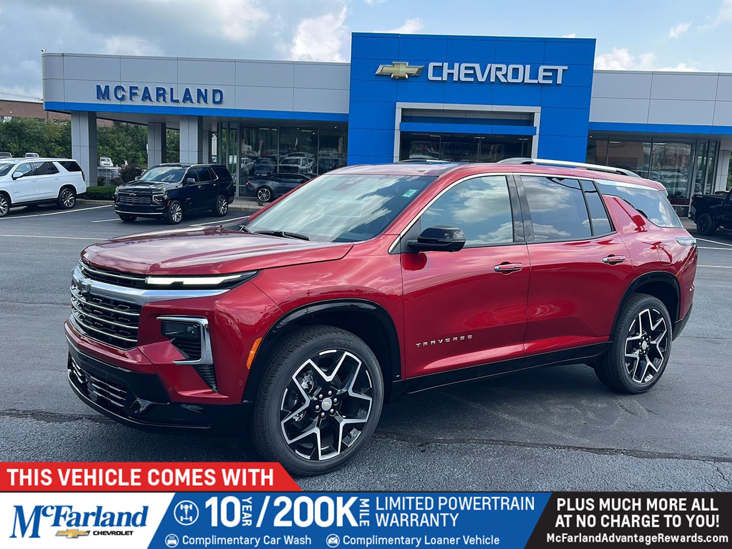 Radiant Red Tintcoat 2026 Chevrolet Traverse SUV / Crossover Four-Wheel Drive 8-Speed Automatic
