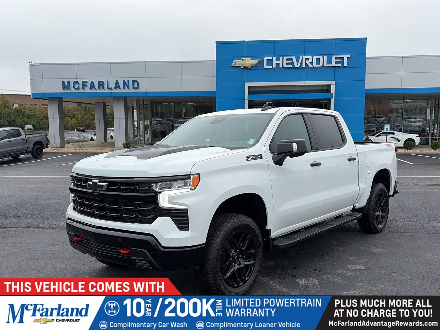 Summit White 2026 Chevrolet Silverado 1500 Pickup Truck Four-Wheel Drive Automatic