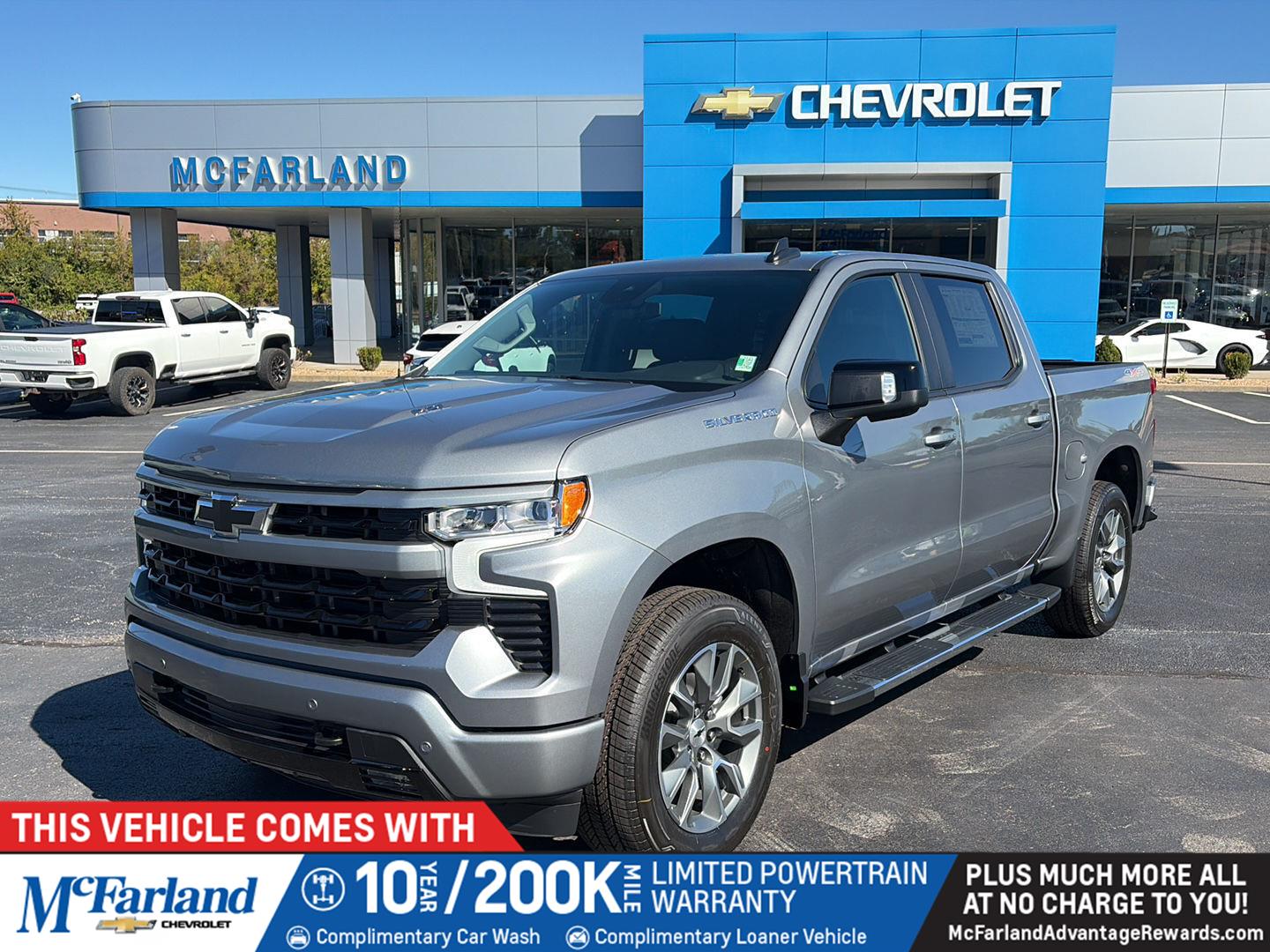 Sterling Gray Metallic 2026 Chevrolet Silverado 1500 Pickup Truck Four-Wheel Drive Automatic