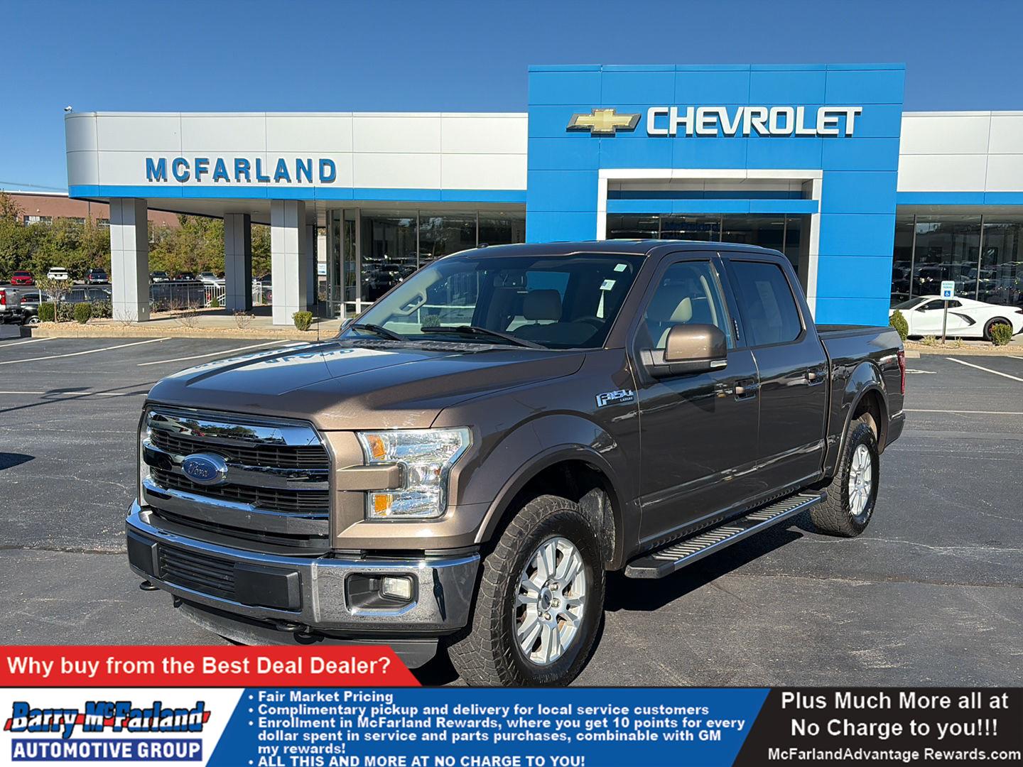 Caribou Metallic 2016 Ford F-150 Pickup Truck Four-Wheel Drive 6-Speed Automatic