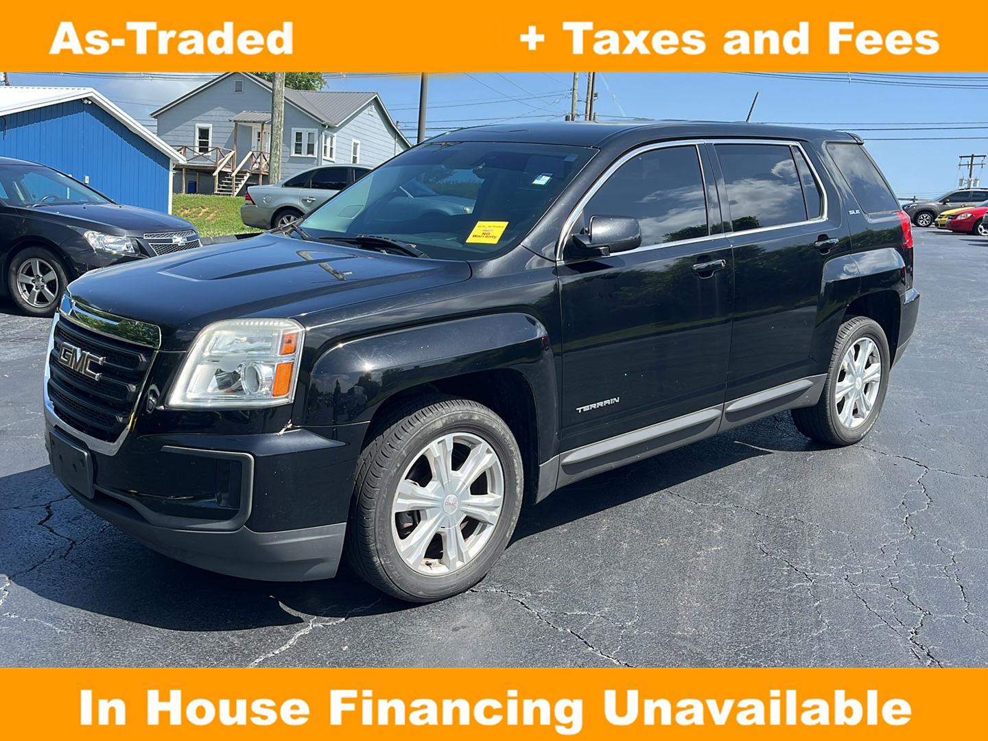 Onyx Black 2017 GMC Terrain SUV / Crossover Front-Wheel Drive 6-Speed Automatic