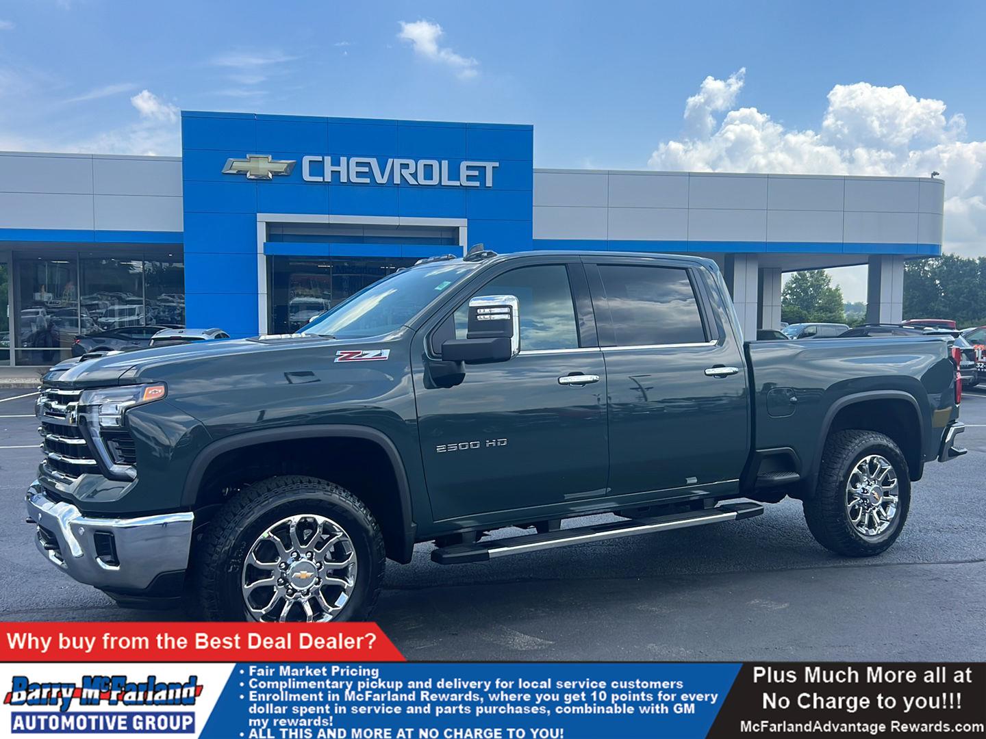 Cypress Gray 2026 Chevrolet Silverado 2500HD Pickup Truck Four-Wheel Drive Automatic