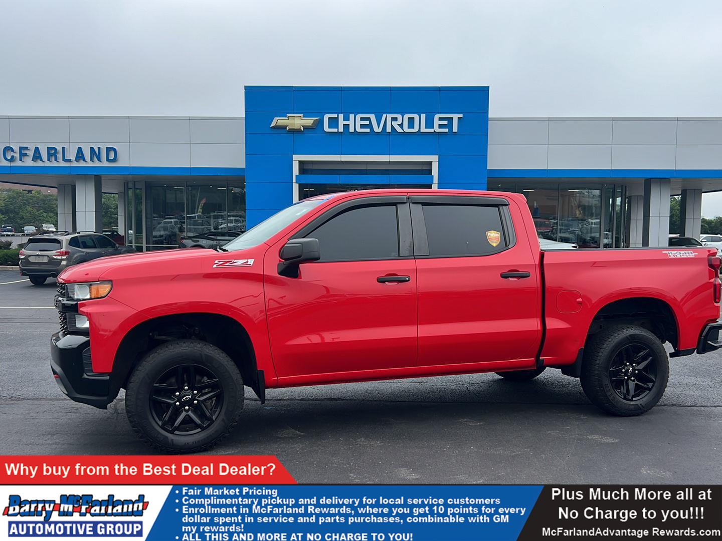 Black 2020 Chevrolet Silverado 1500 Pickup Truck Four-Wheel Drive 6-Speed Automatic