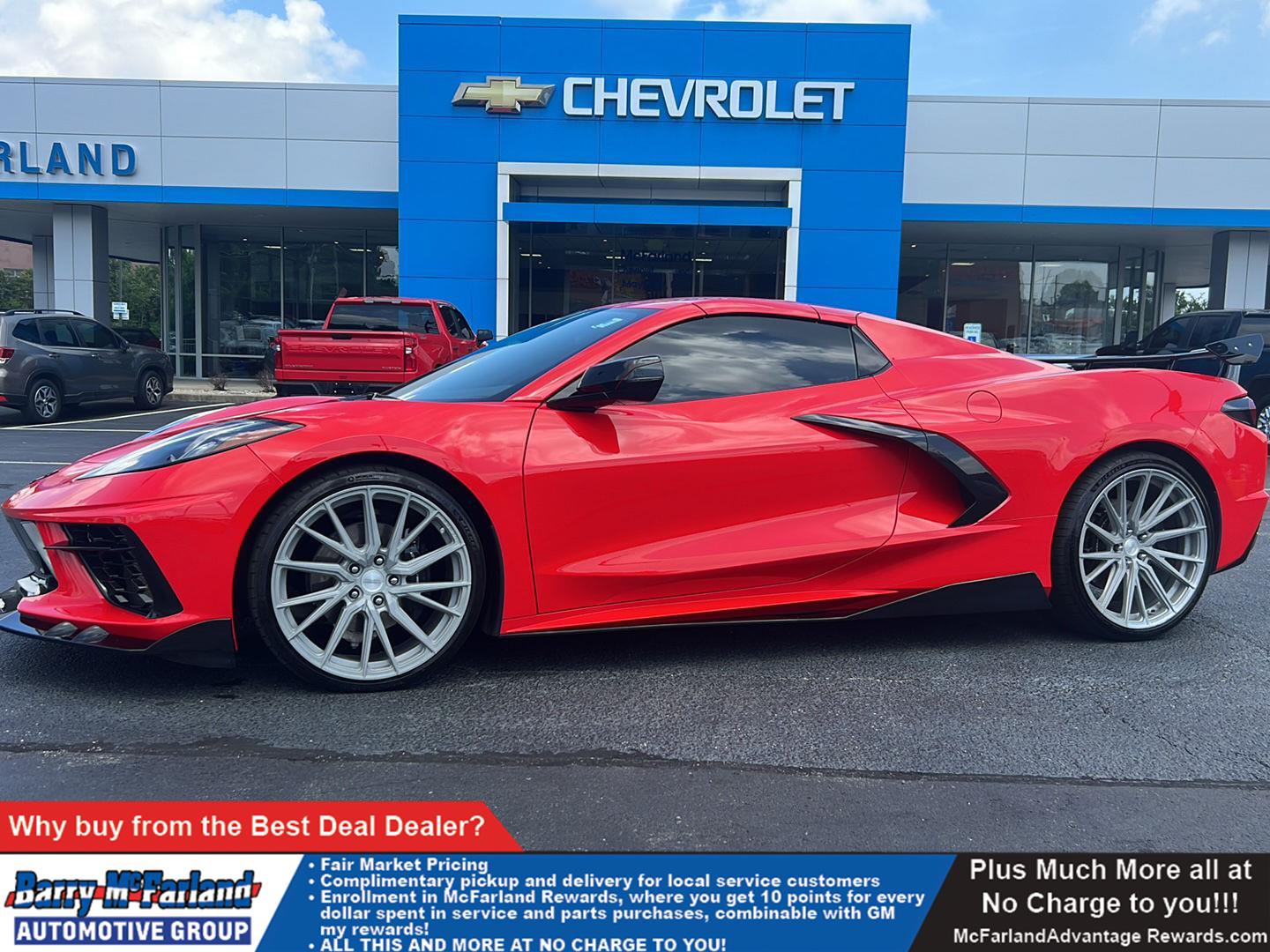Torch Red 2023 Chevrolet Corvette Convertible Rear-Wheel Drive 8-Speed Dual Clutch
