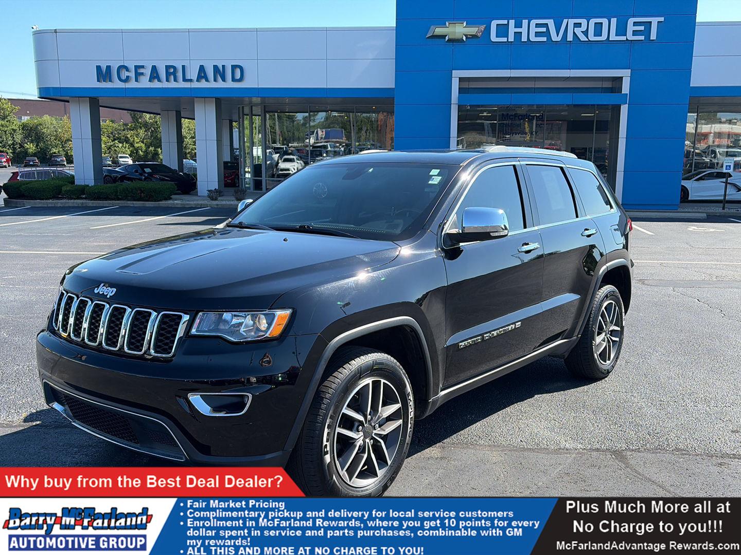Diamond Black Crystal Pearlcoat 2022 Jeep Grand Cherokee SUV / Crossover Four-Wheel Drive 8-Speed Automatic