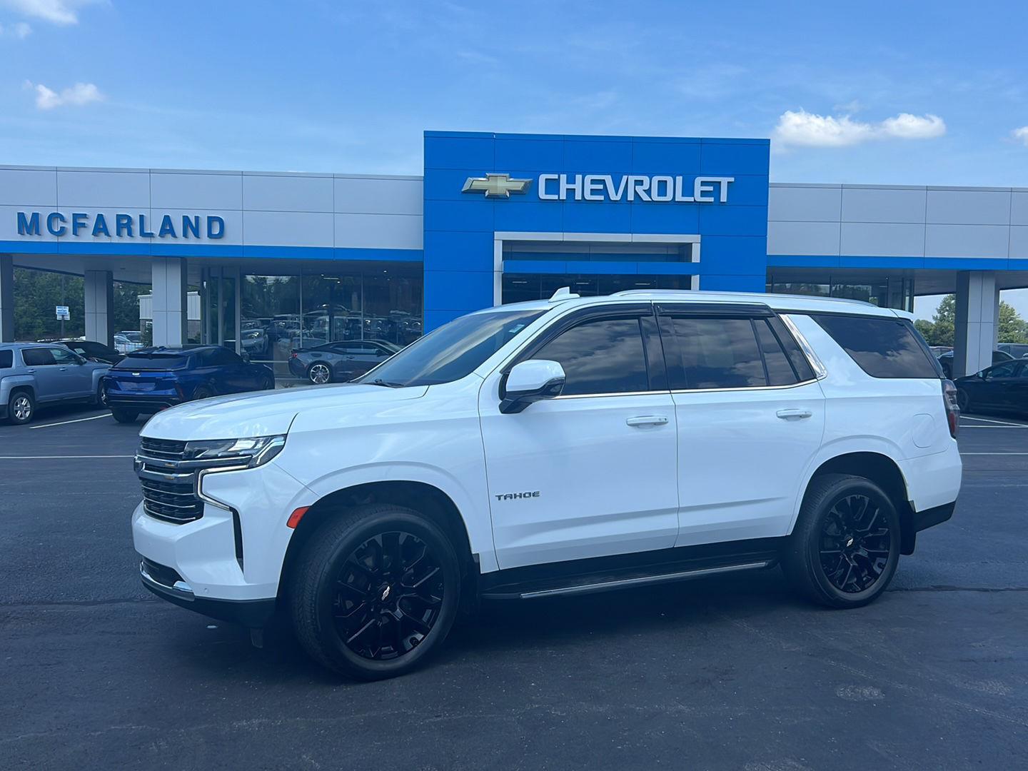 Summit White 2022 Chevrolet Tahoe SUV / Crossover Four-Wheel Drive Automatic