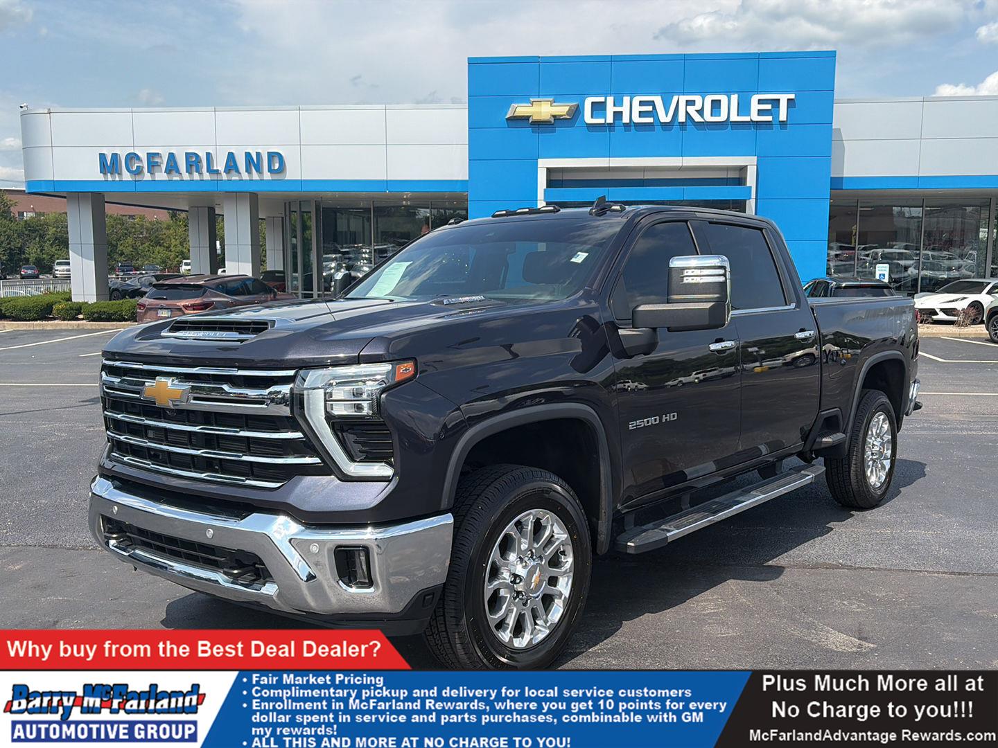 Dark Ash Metallic 2024 Chevrolet Silverado 2500HD Pickup Truck Four-Wheel Drive Automatic
