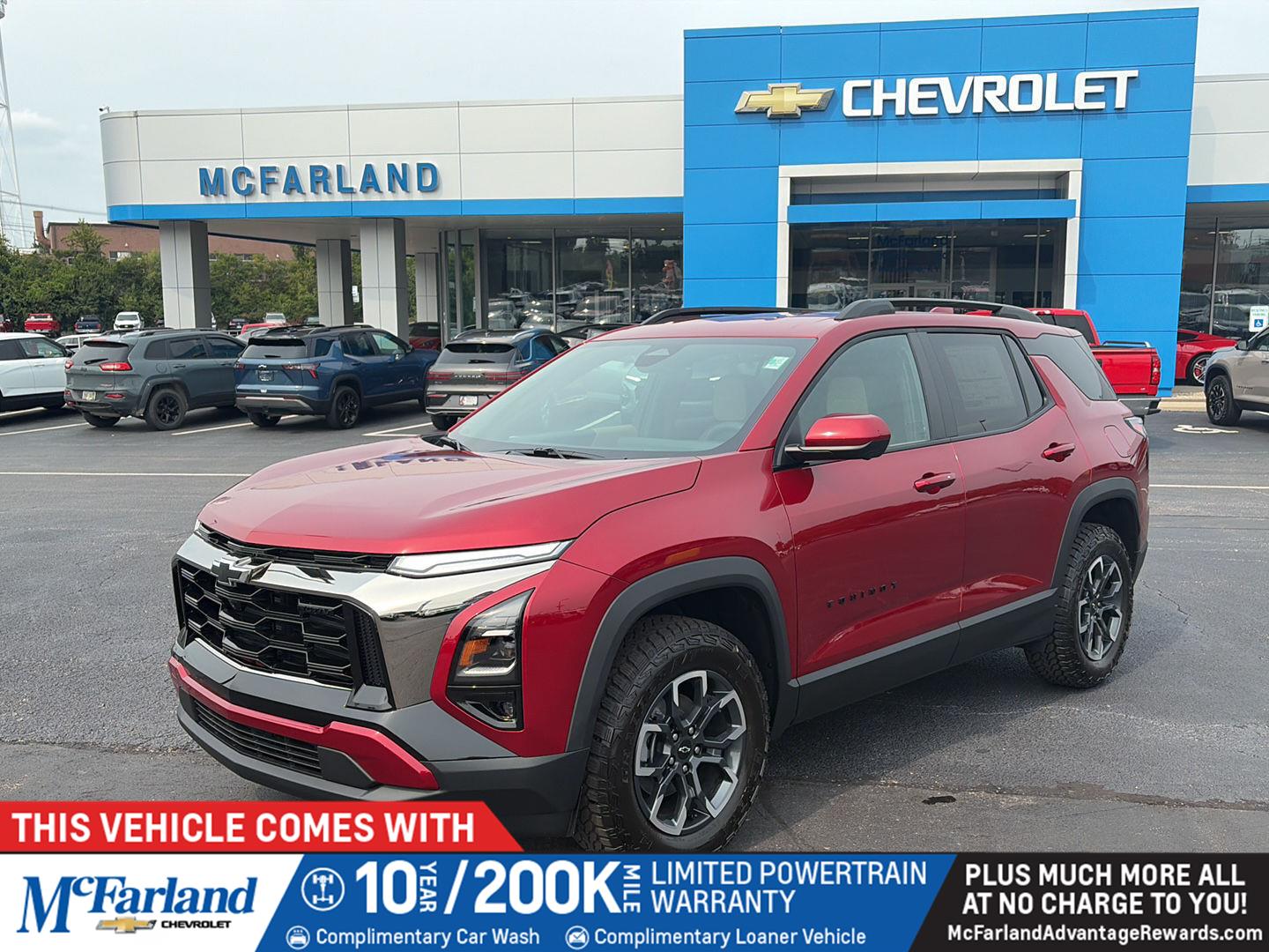 Radiant Red Tintcoat 2027 Chevrolet Equinox SUV / Crossover Four-Wheel Drive 8-Speed Automatic